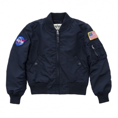 Ma-1 tt nasa kids, Replica Blue, medium