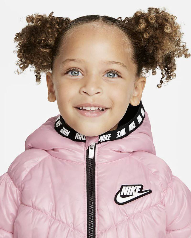 Product image: Nike infant girls chevron solid puffer jacket-null