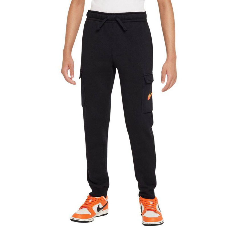 Boys fleece graphic cargo traousers-null