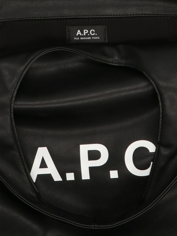 Black polyethylene tote bag-null