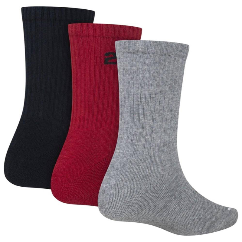 Baseline 3pk crew socks-null