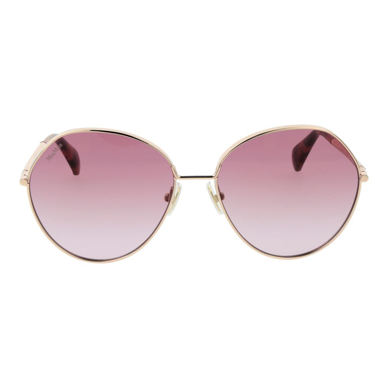 Rose gold metal sunglasses-null