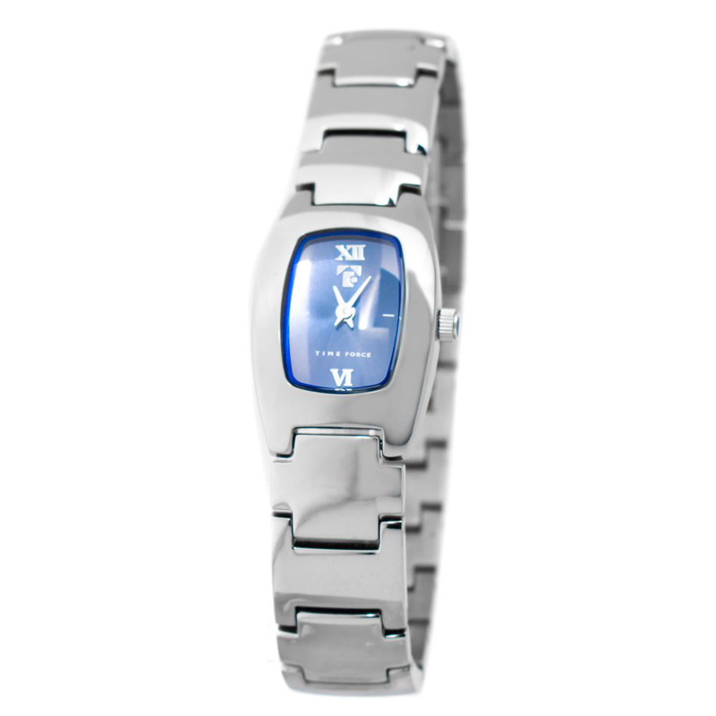Silver stainless steel dress watch-null