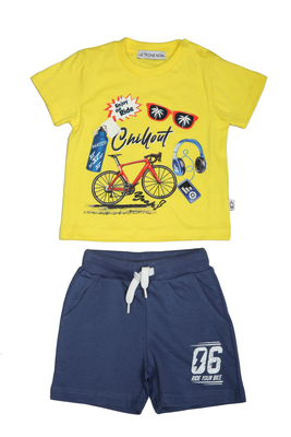 Set le trone noir boy, Yellow, medium