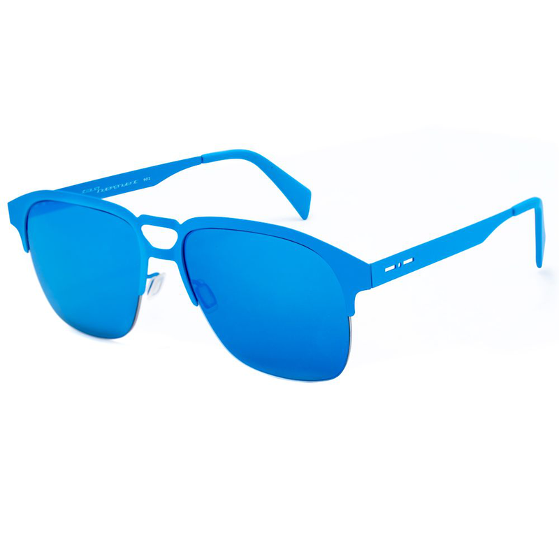 Blue metal sunglasses-null