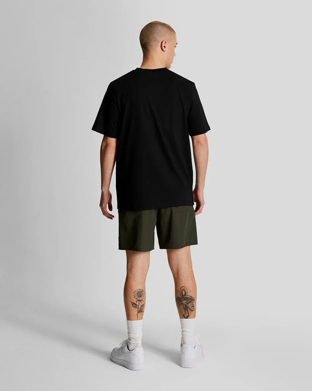 Plain swim short w485 olive-null