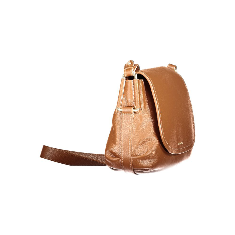 Marrone leather women handbag-null