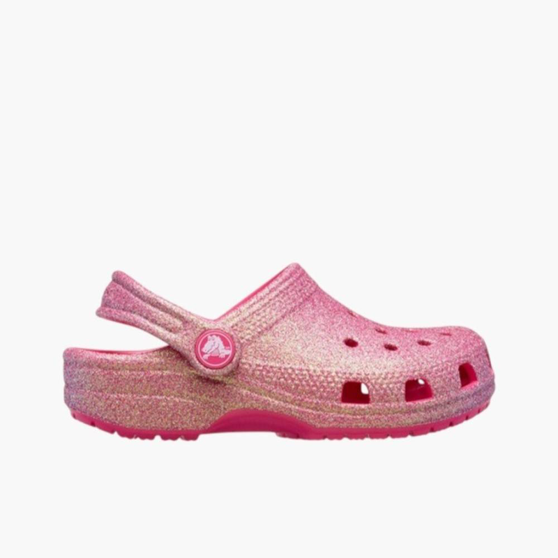 Crocs classic iridescent glitter kids clog-null