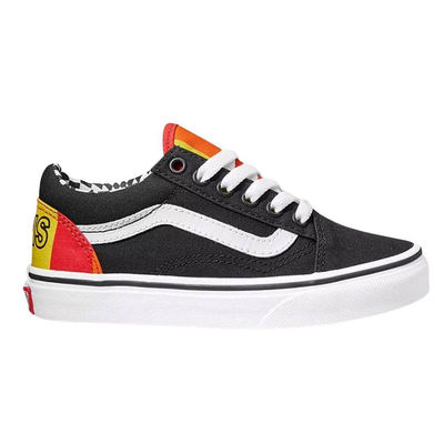 Vans jn old skool gradient shoes, Black / Multicolor, medium
