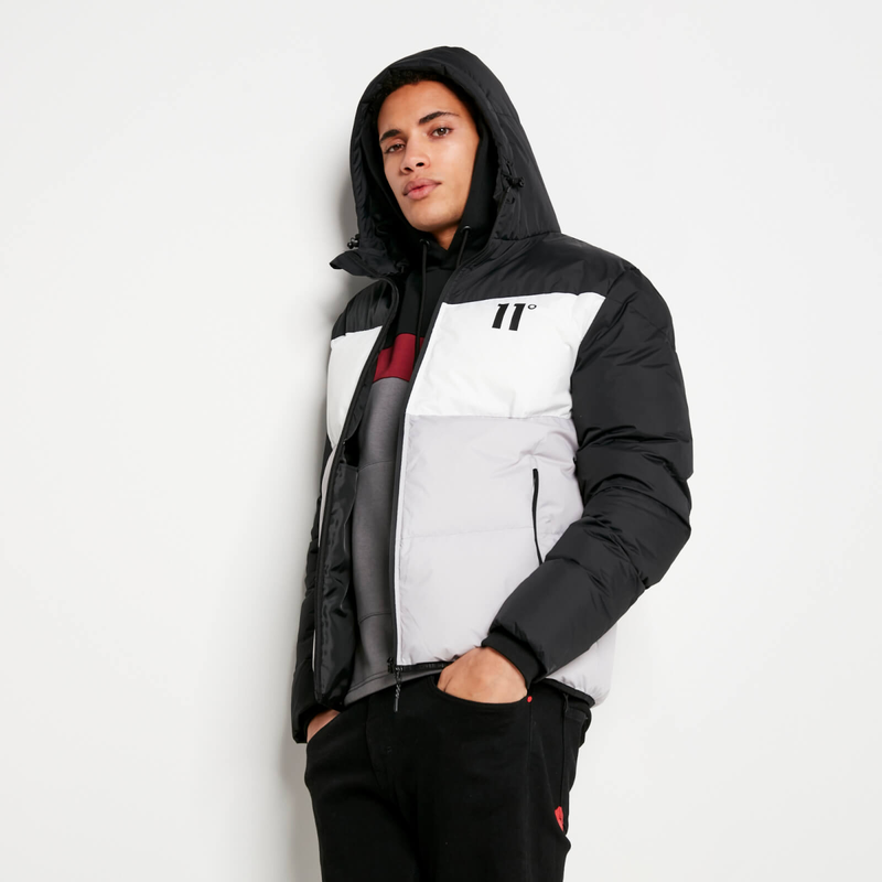 Buy 11 degrees panelled color block jacket Jinius