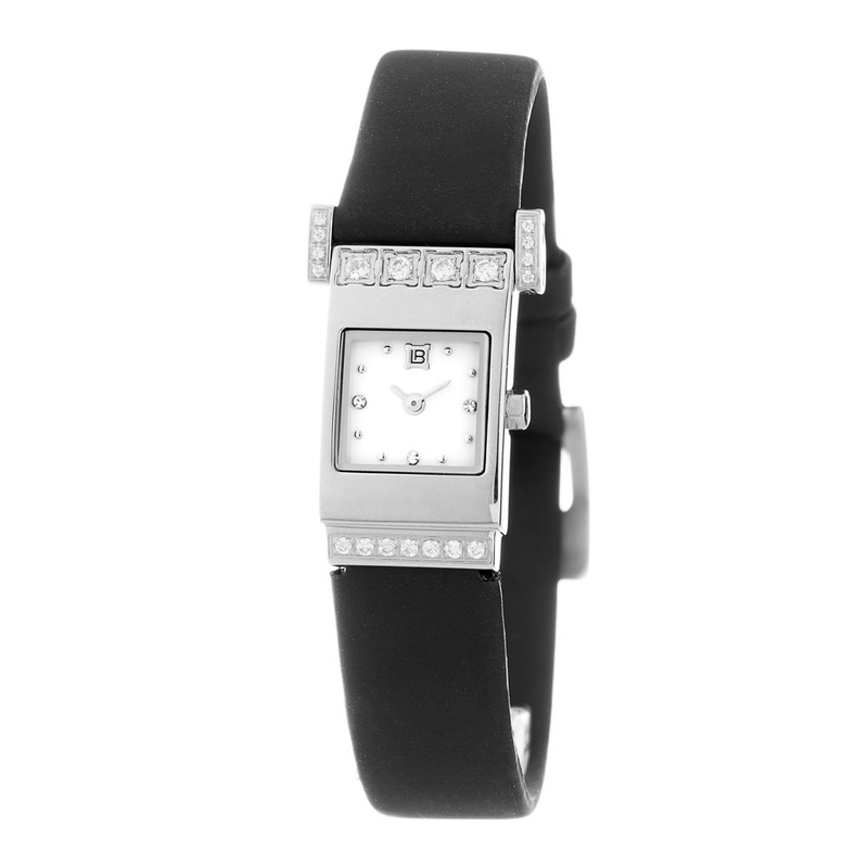 Black rubber bracelet watch-null