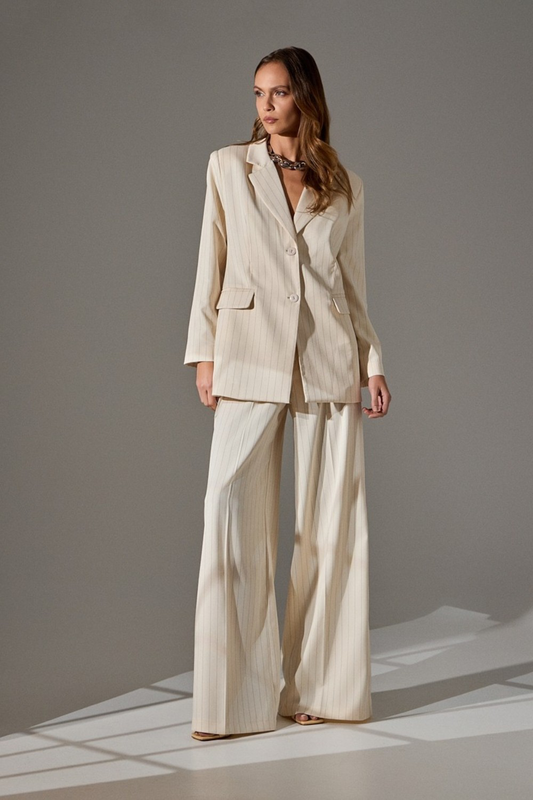 Be you striped blazer-null