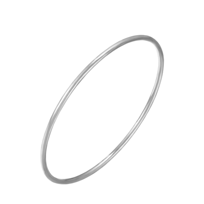 Classic bangle bracelet, Sterling Silver 925, medium