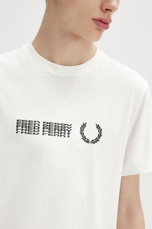 Fred perry split graphic t-shirt-null