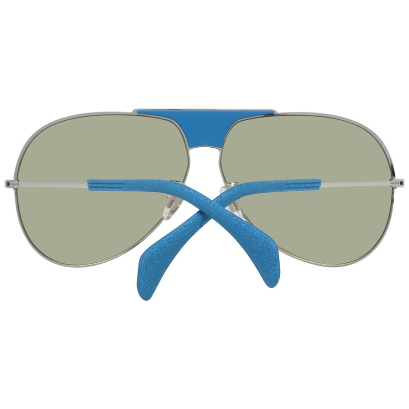 Blue plastic sunglasses-null