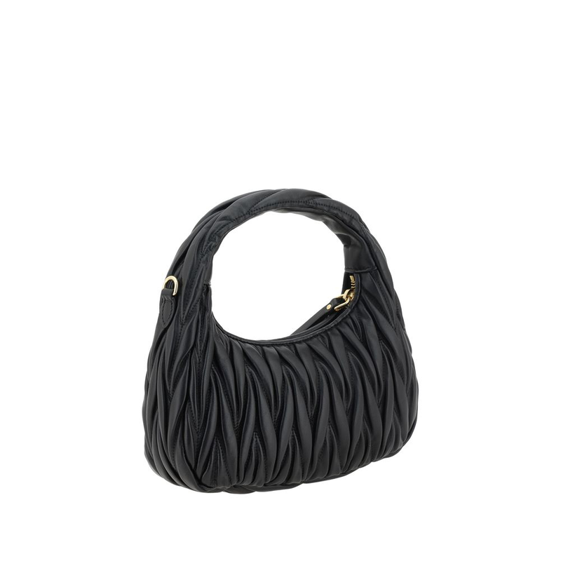 Black calf leather bos taurus handbag-null