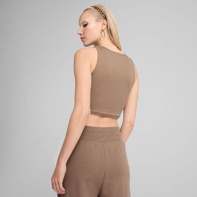 Product image: Wardrobe essentials ribbed crop top-null
