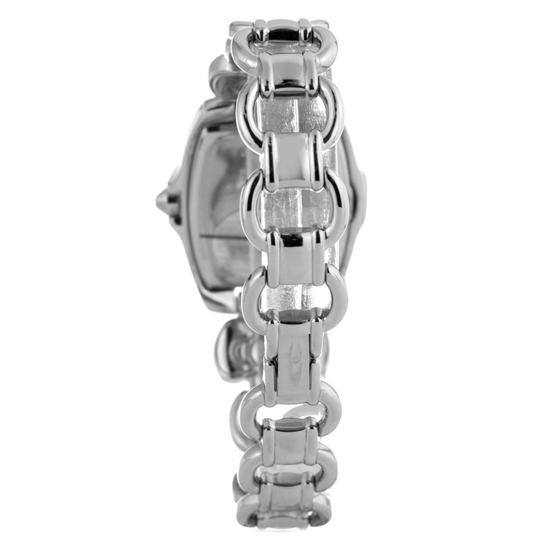 Silver stainless steel dress watch-null