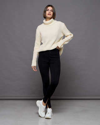 Cotton skinny trouser