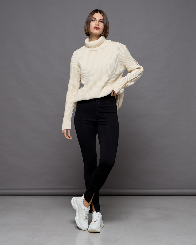 Cotton skinny trouser image number null