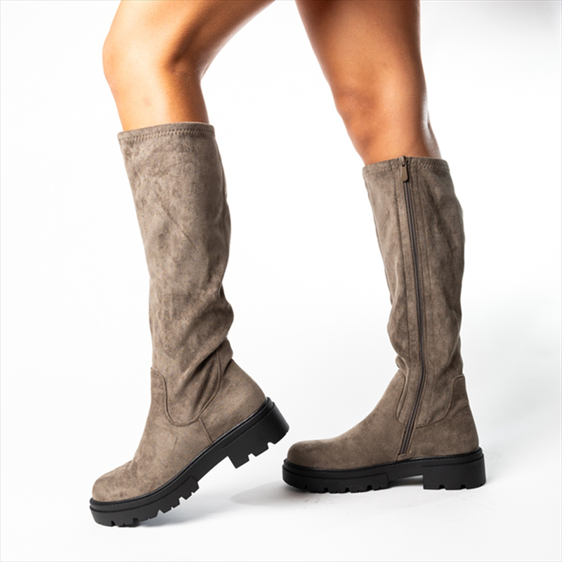 Miss belgini knee high chunky boots-null