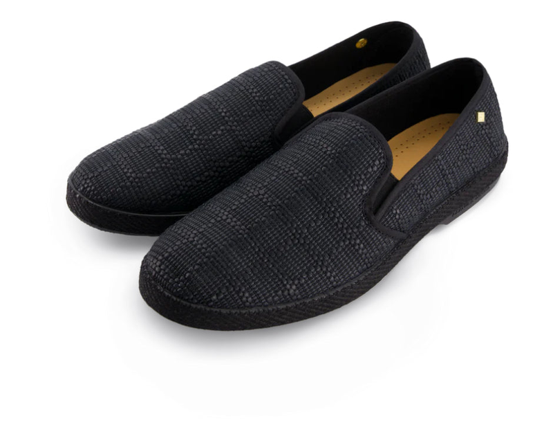 Rivieras espadrilles classic raffia black-null