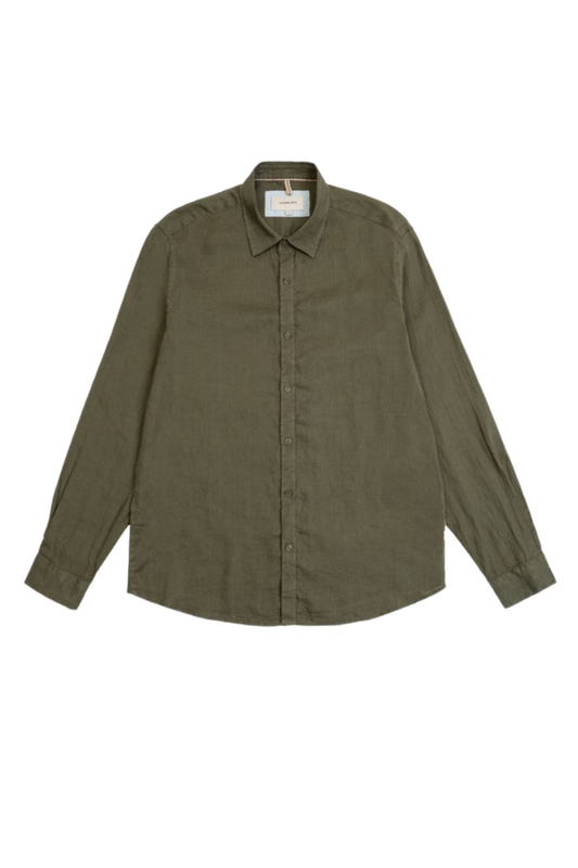 Gianni lupo linen shirt collar-null