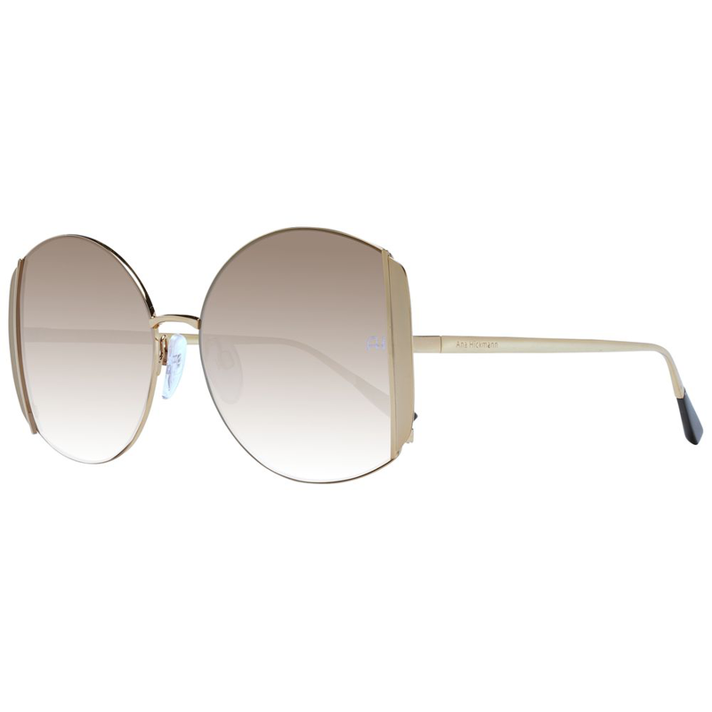 Gold metal sunglasses-null