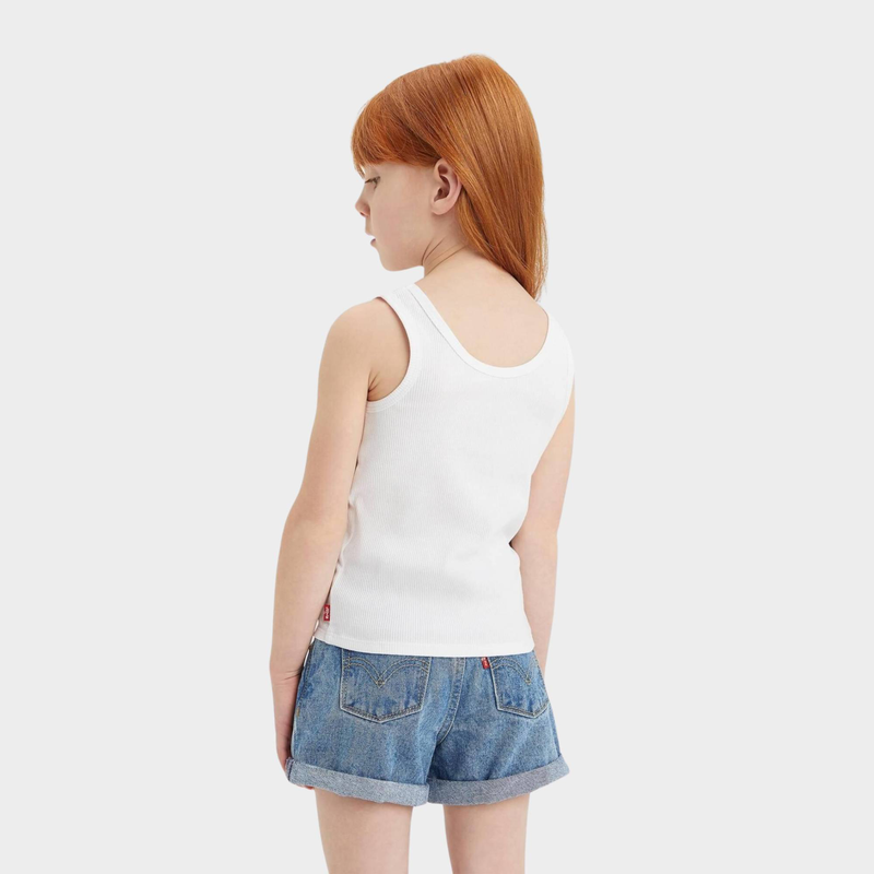 Girls meet and greet ribbed tank-null