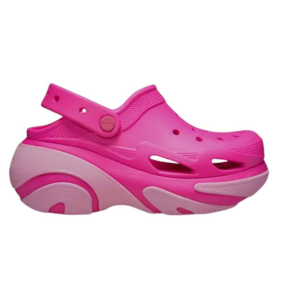 Crocs bubble crush clog, White, medium