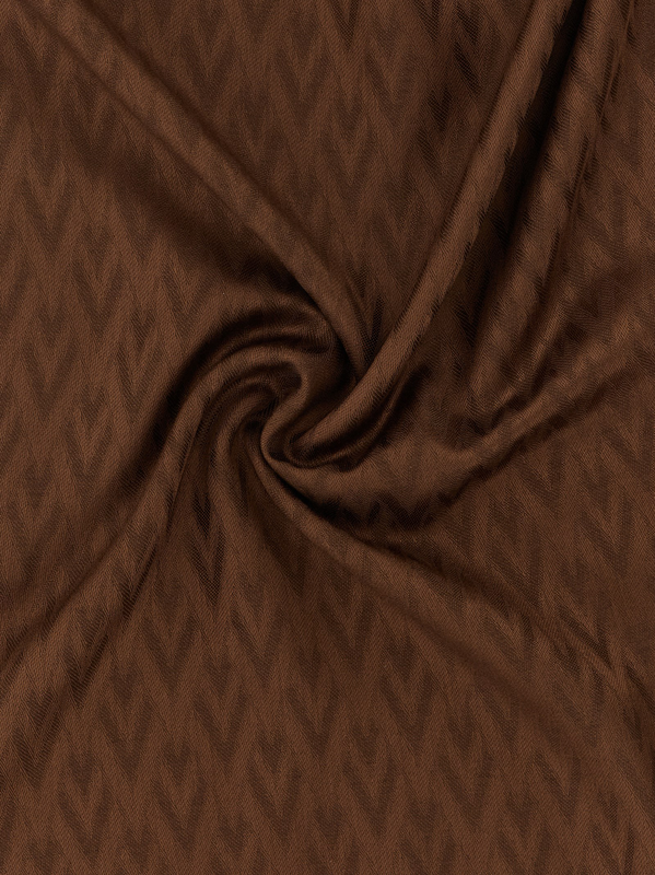Brown silk scarf-null