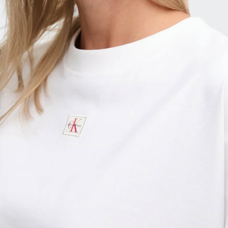 Woven label oversized tshirt-null