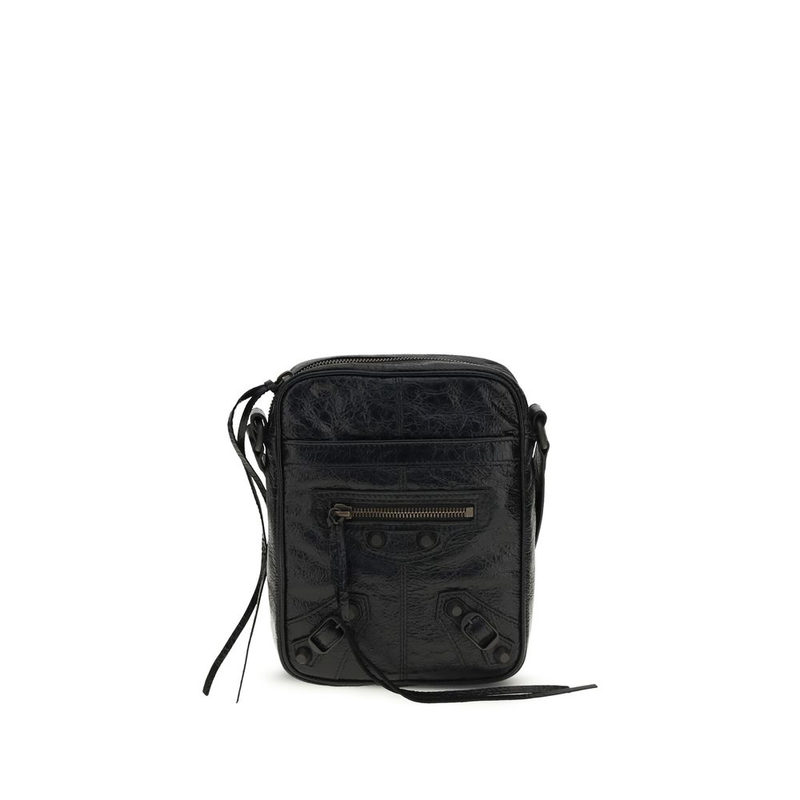 Black lamb ovis aries aries shoulder bag-null