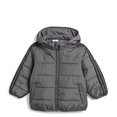 Adidas padded jacket, Grey, medium