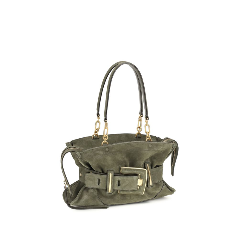 Bicolor calf leather bos taurus handbag-null