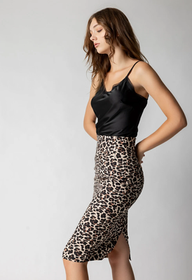 Satin top with lace by desiree, Black, medium