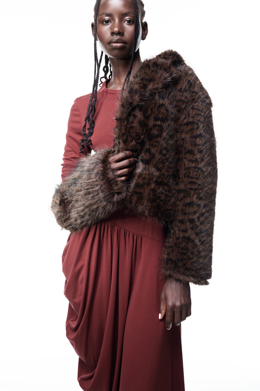 Product image: Leopard faux fur-null