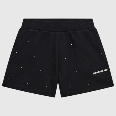 Girls active shorts minime, Black, medium