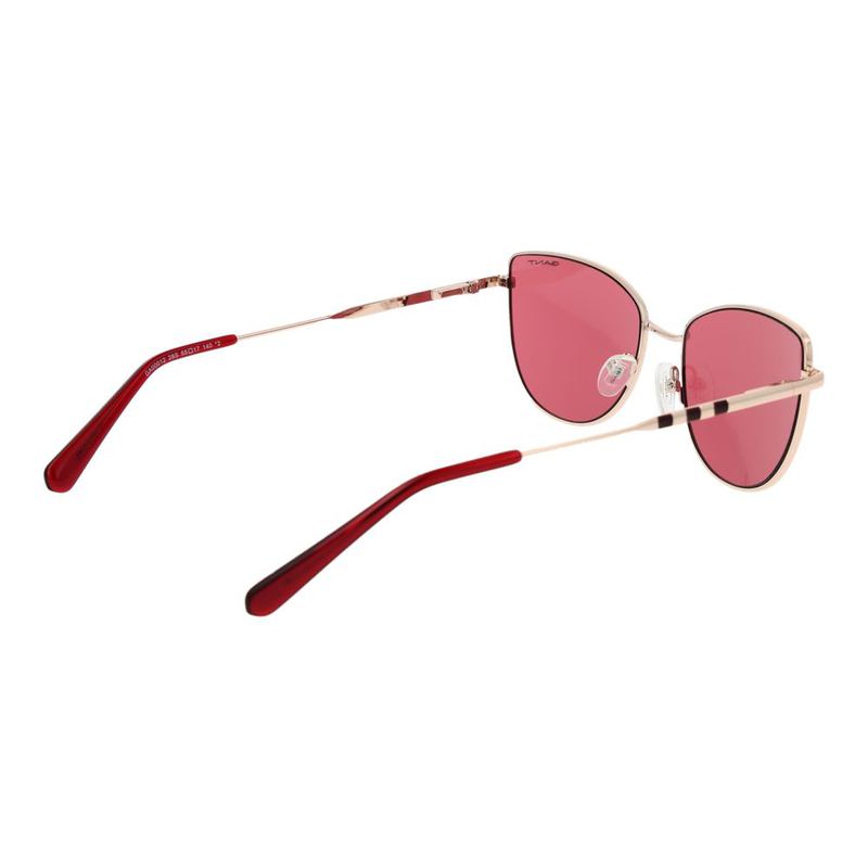 Rose gold metal sunglasses-null