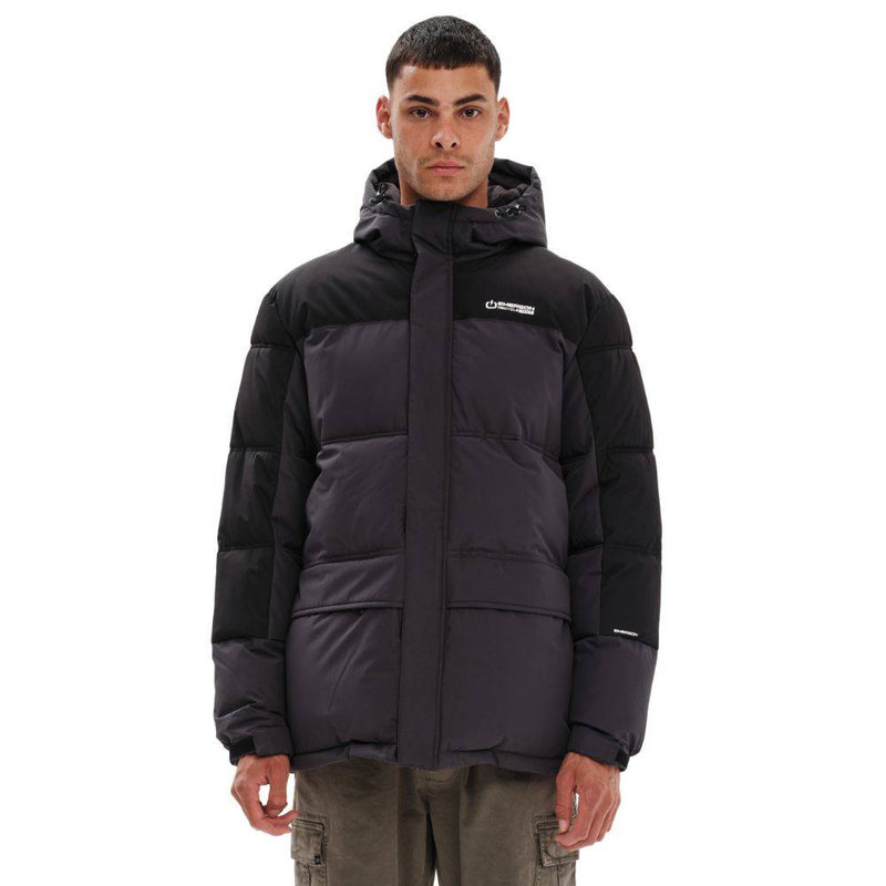 Men&rsquo;s hooded puffer jacket-null