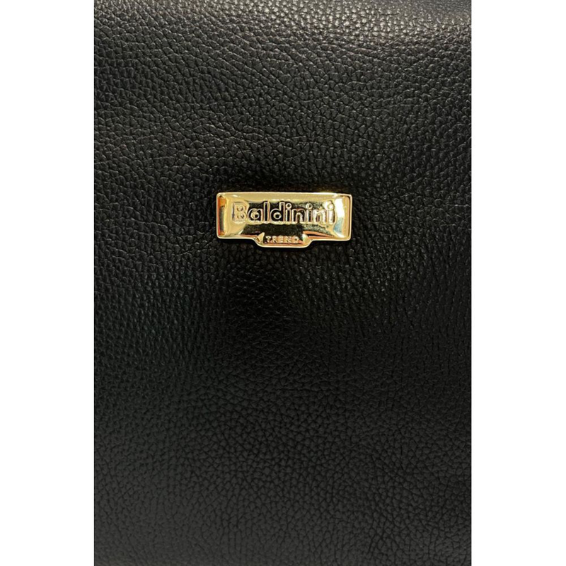 Black leather women bag-null