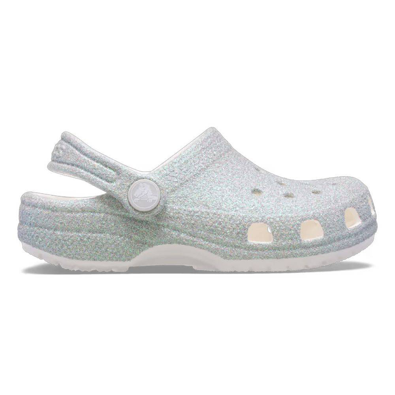 Classic iridescent glitter toddler clog-null