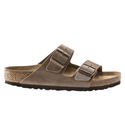 Classic arizona oiled leather narrow, Tobacco, medium