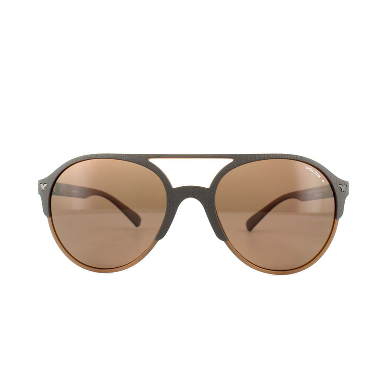 Brown injected sunglasses-null