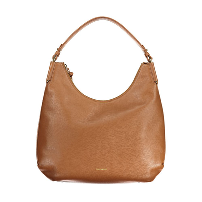 Marrone leather woman handbag, Brown, medium