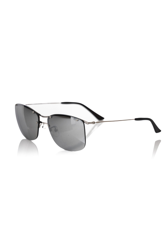 Silver metallic fibre men sunglass-null