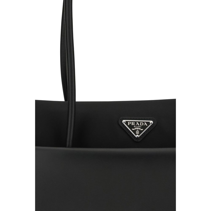 Black calf leather bos taurus shoulder bag-null