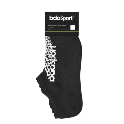 3-pack unisex no-show socks