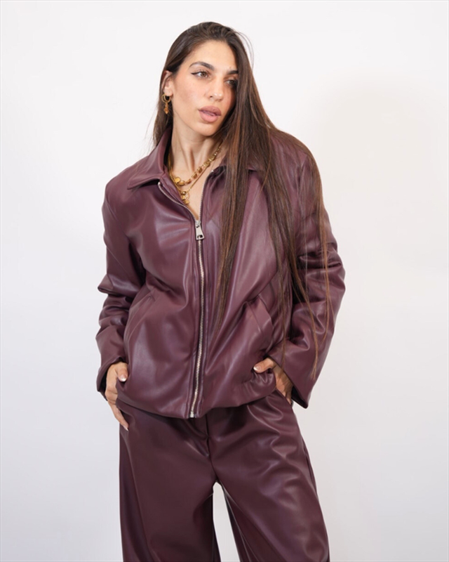 Leather blazer 5032-null