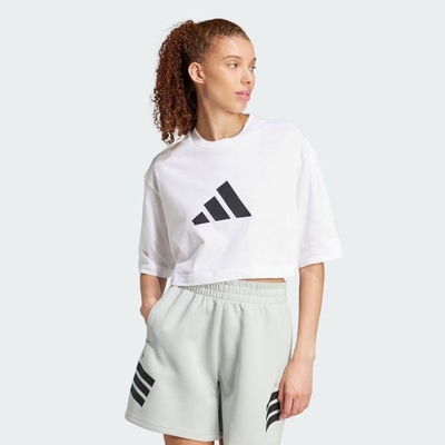 Women's future icons tee, White, medium